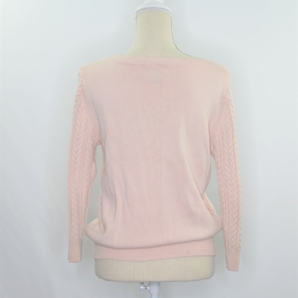 H&M Blush Pink Cable Knit Sweater - Picture 2 of 2